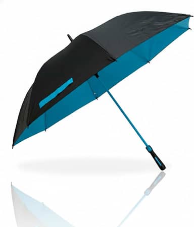 Guarda-Chuva Automático Grande e Reforçado | Proteção UV 100% | Tecido Hiper Repelente | Resistente ao Vento | Ideal Chuva e Sol