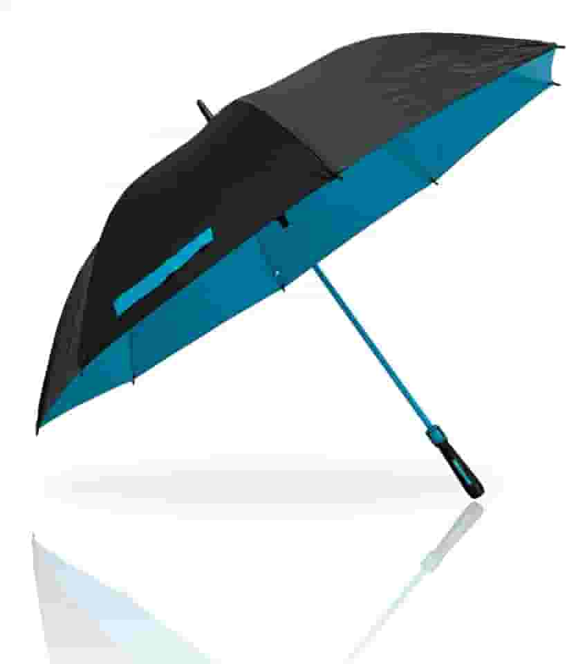 Guarda-Chuva Automático Grande e Reforçado | Proteção UV 100% | Tecido Hiper Repelente | Resistente ao Vento | Ideal Chuva e Sol