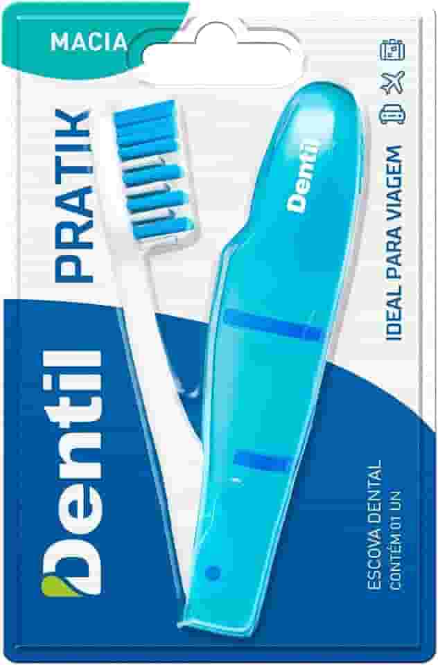 Dentil - Escova Viagem Pratik Macia c/Estojo Protetor