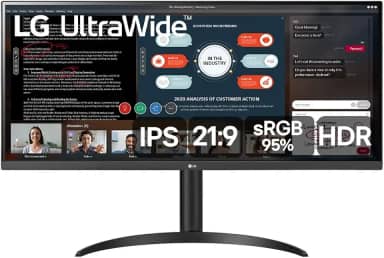 Monitor LG 34' IPS UltraWide, FHD HDMI FSync, Ajuste de Altura 34WP550