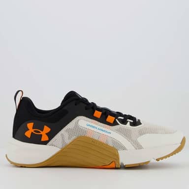 Tênis Under Armour Tribase Reps Cinza Preto e Laranja