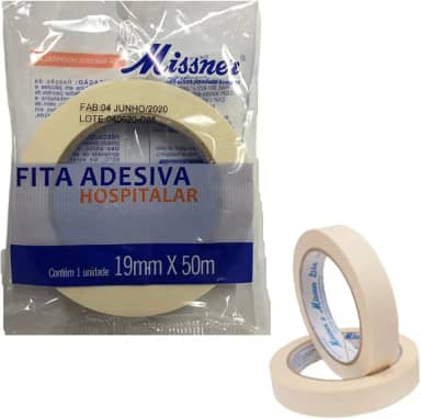 Missner Fita Crepe Adesiva Hospitalar 19 Mm X 50 M