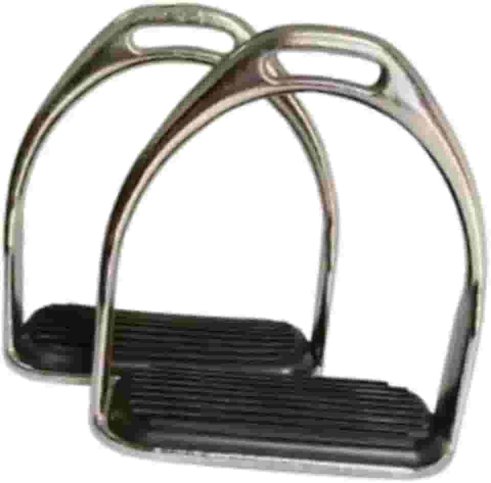 oshhni Estribos para cavalos Estribos para selas de mangueira Entusiastas de Equipamentos equestres leves profissionais de equitação em aço carbono