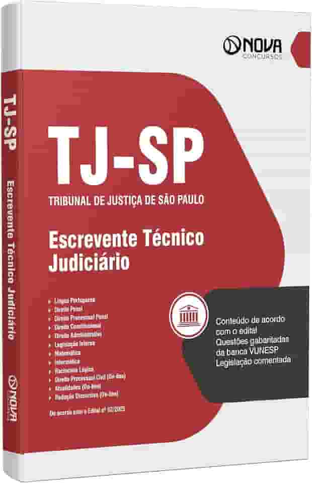 Apostila TJ-SP - Escrevente Técnico Judiciário