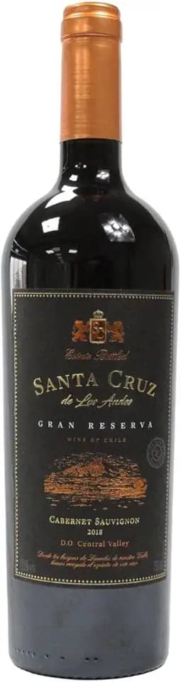 Vinho Tinto Chileno Santa Cruz de Los Andes Cabernet Sauvignon Gran Reserva 750 ml