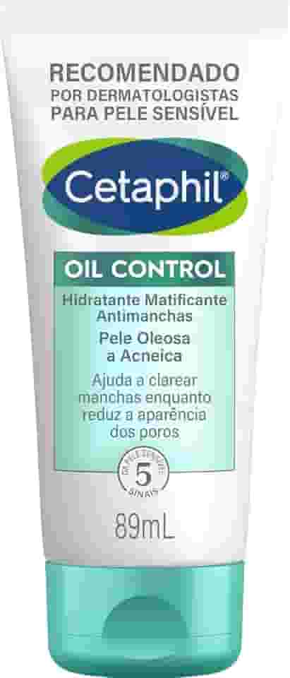 Cetaphil Oil Control Hidratante Matificante Antimanchas Facial para Pele Oleosa a Acneica 89ml - Antioleosidade, Uniformiza tom da Pele com Ácido Salicílico
