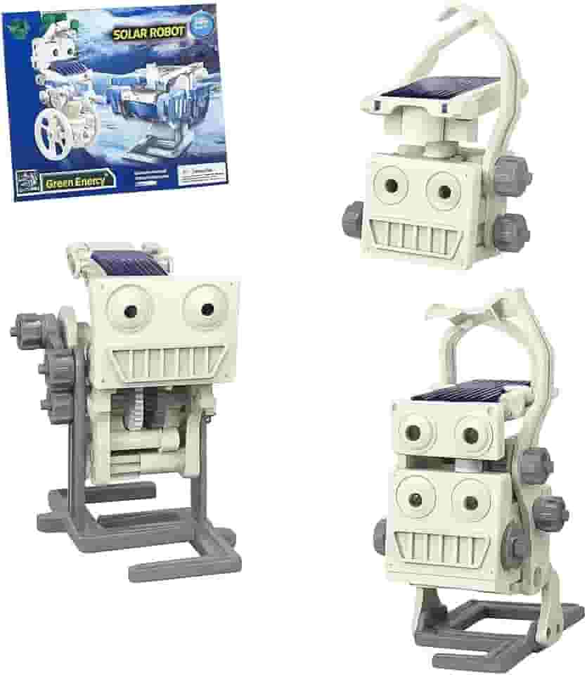 Kit Robô Solar Completo Infantil Educativo Robótica 3 em 1 Brinquedo Ciência e Tecnologia