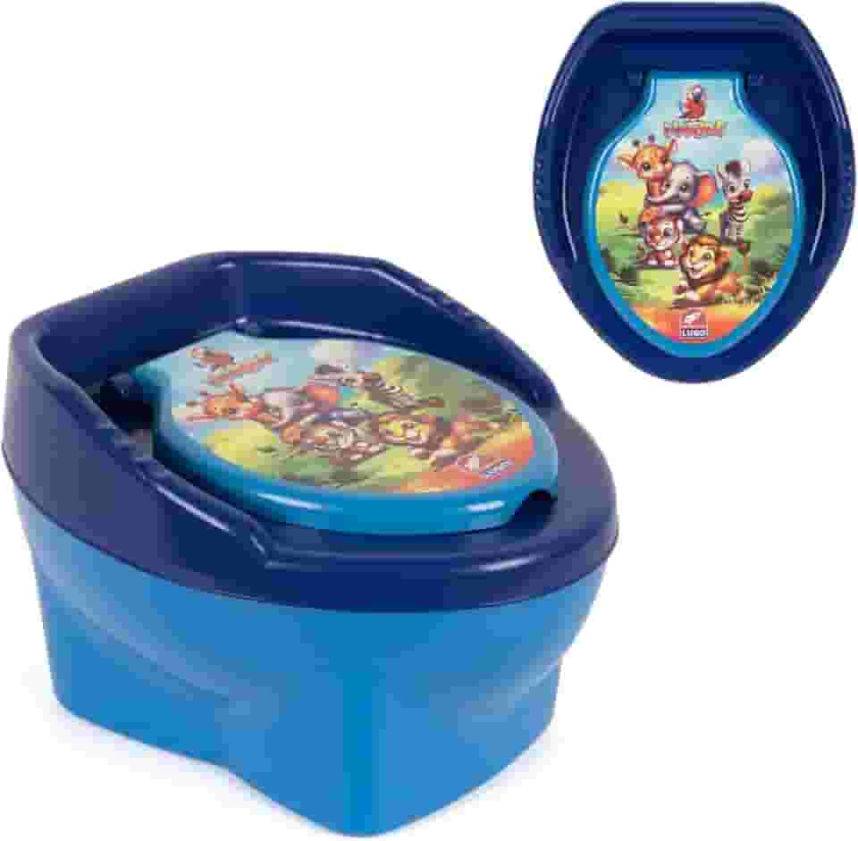Troninho Penico Privadinha Desfralde Assento Redutor De Vaso Sanitário Infantil 3 Em 1 Meninos