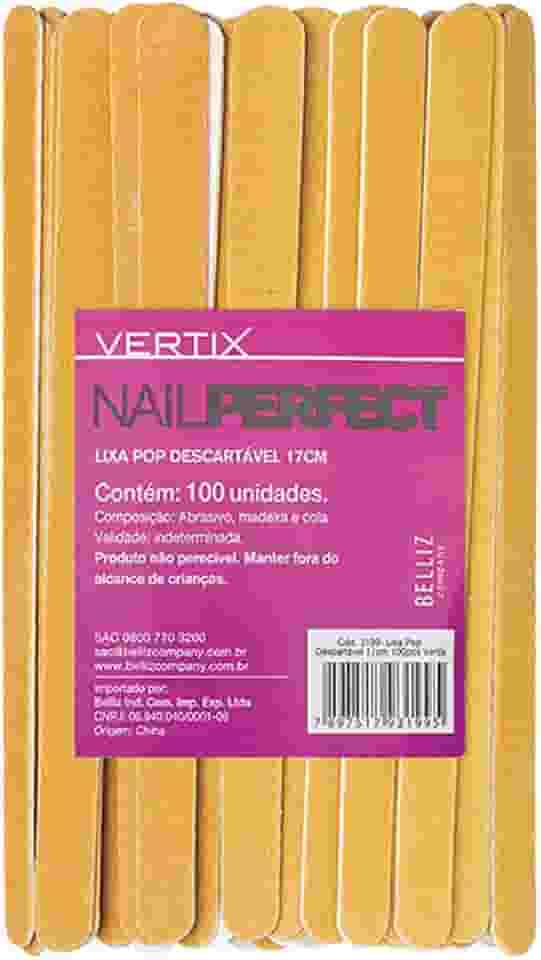 Vertix Lixa Pop Descartável 17Cm 100Pcs