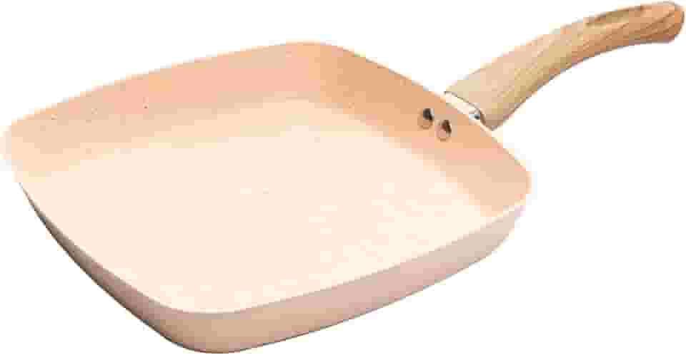 LYOR - Bistequeira de Indução em Alumínio com Revestimento Cerâmico Bege 24cm