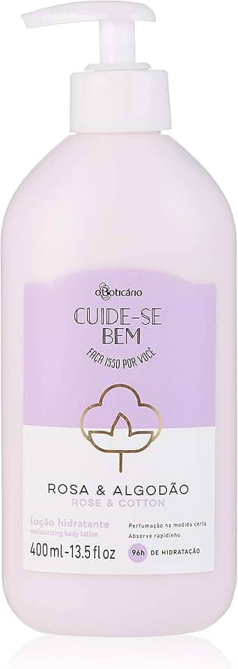 Cuide-se Bem Rosa E Algodão Loção Hidratante Desodorante 400ml