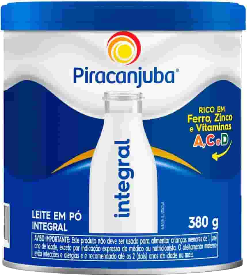 Leite em Pó Integral Piracanjuba Lata 380g