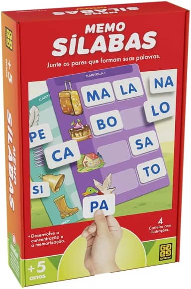 Jogo de Memória Sílabas