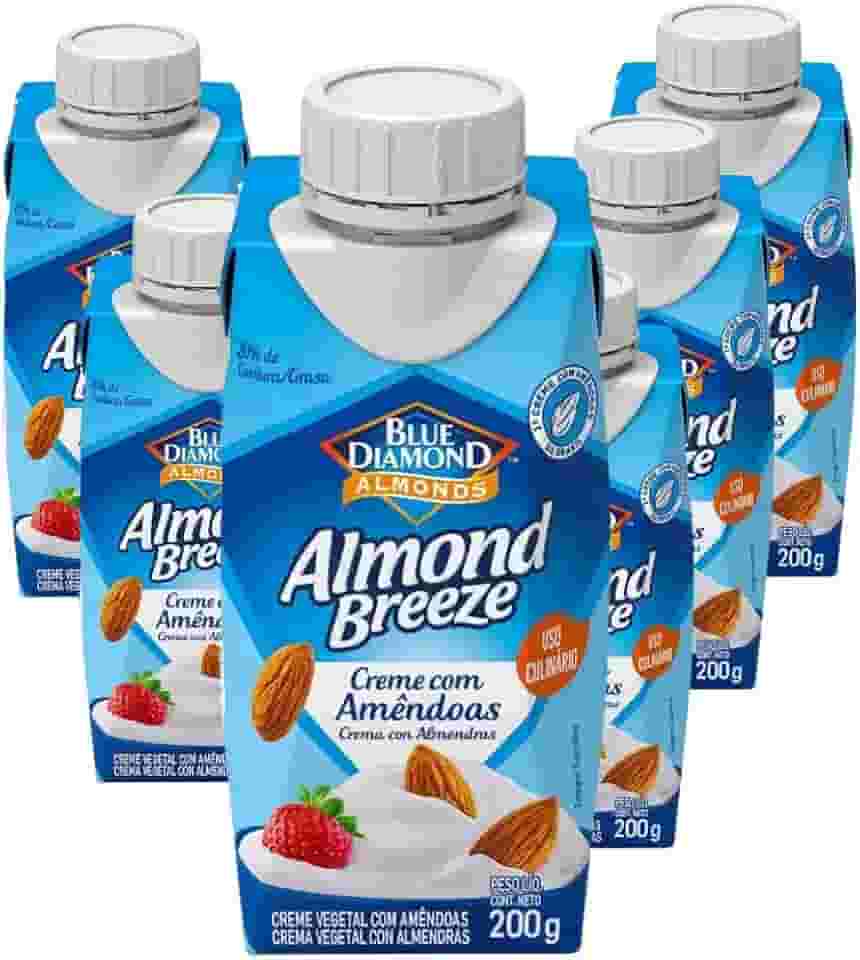 Creme de Leite de Amêndoas Almond Breeze - 6x 200g