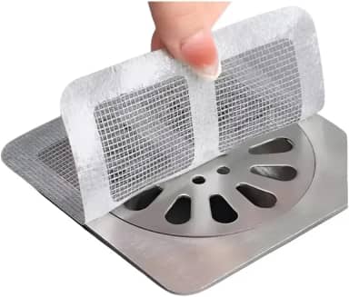 Filtro para Ralo Adesivo Descartável 20 Unidades para Cozinha e Banheiro