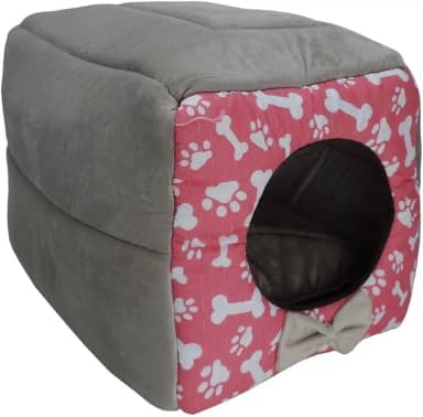 Cama Iglu e Toca Para Cachorro Luxo ROSA G