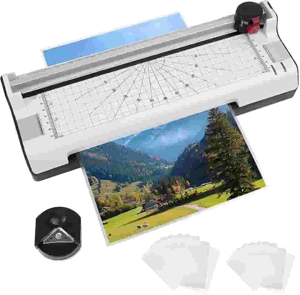 Plastificadora e Laminadora, Portátil 127V para Formatos A4 e A5 Compacta e Fácil de Usar, Ldeal para Casa e Escritório