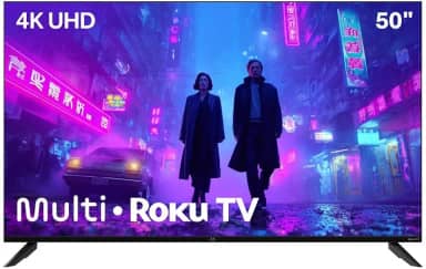 Smart TV 50" Roku Multi 4K Compatível com Alexa e Google Home