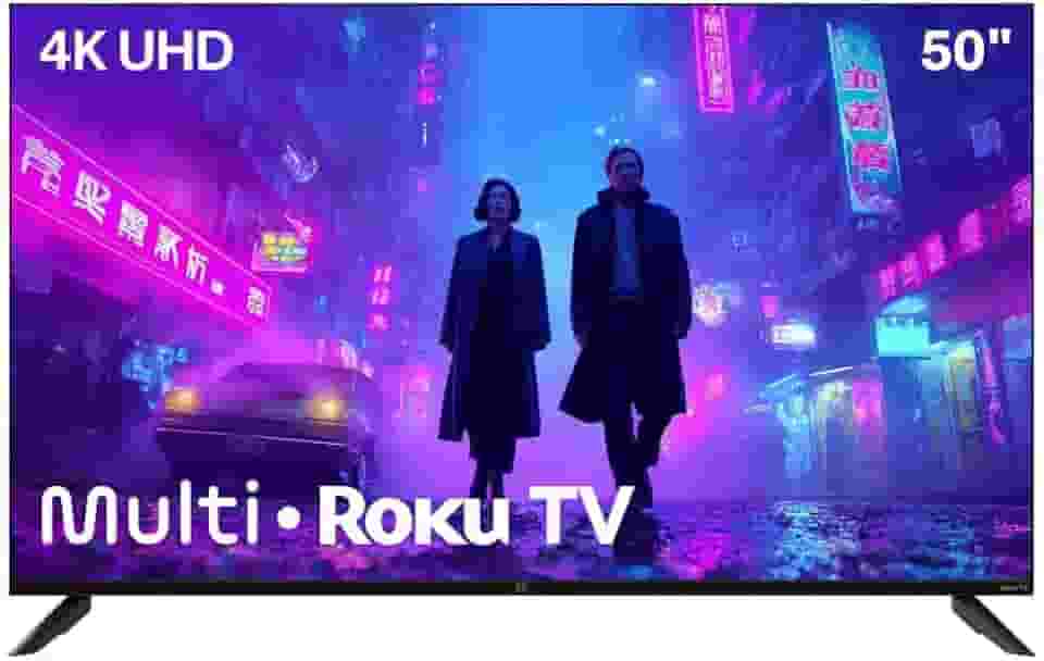 Smart TV 50" Roku Multi 4K Compatível com Alexa e Google Home