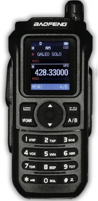 Rádio Baofeng UV-21M Black Air Band/Tri Band / 5W