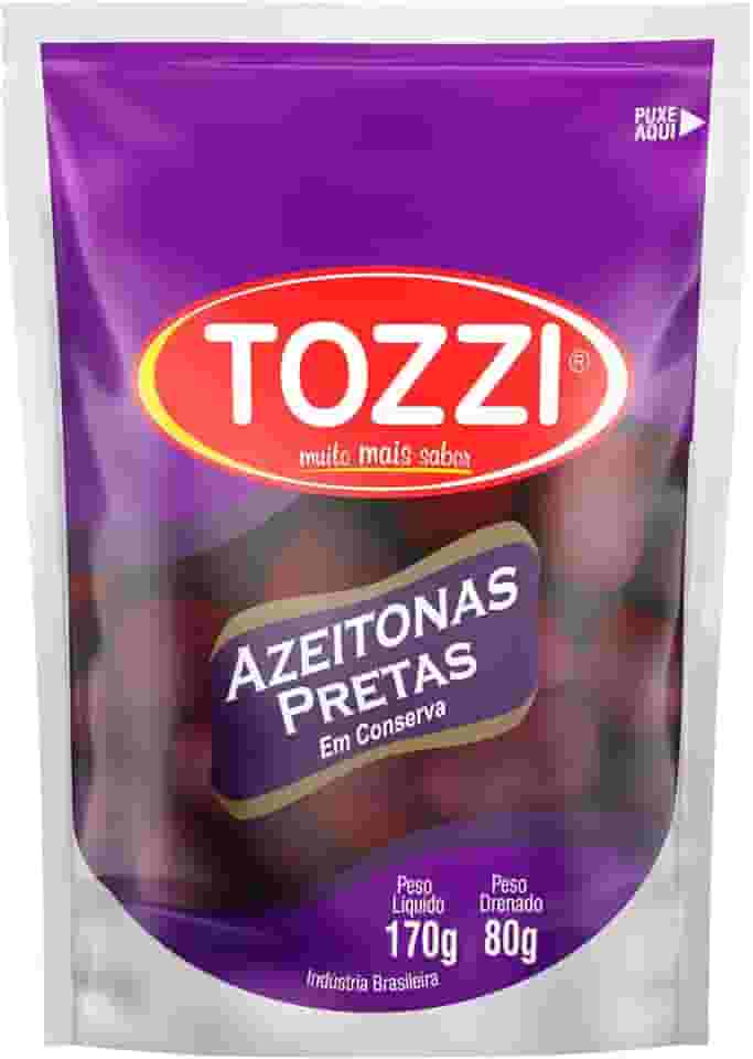 Tozzi Azeitona Preta Com Caroço Sachet Pouch 80g
