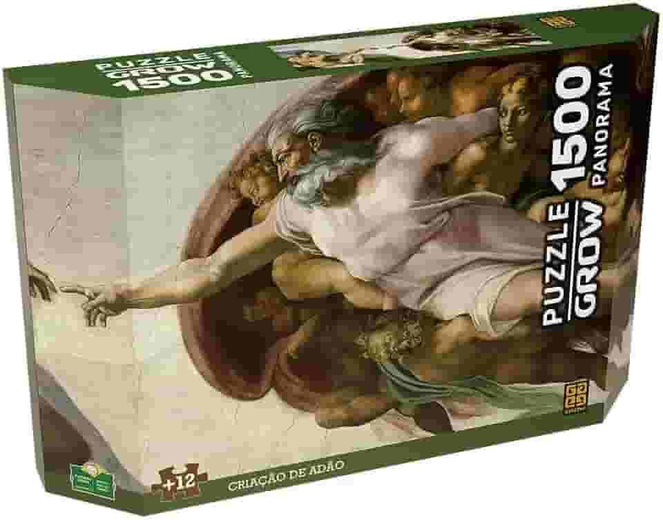 Quebra-cabeça 1500 peças Panorama Criação de Adão