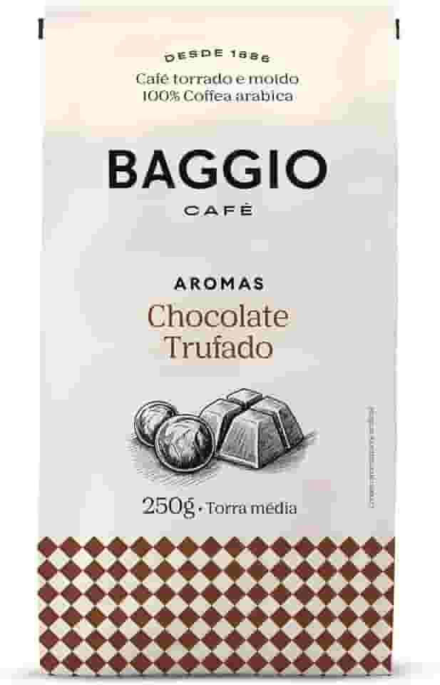 Baggio Café Café Torrado e Moído Aroma de Chocolate Trufado 250g