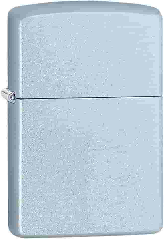 Zippo Isqueiro de bolso cromado acetinado clássico