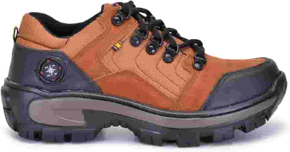 Tênis Adventure Coturno Masculino De Couro Legítimo Outdoor Alcochoado Confortável