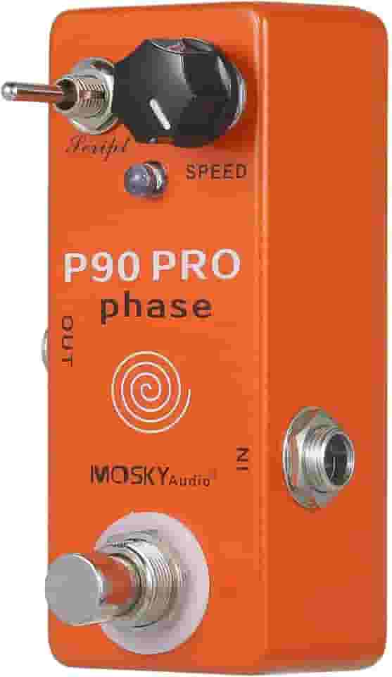 Chusui P90 PRO PHASE Pedal Phaser de efeitos de guitarra único Mini Pedal de efeito de pedal Phaser vintage