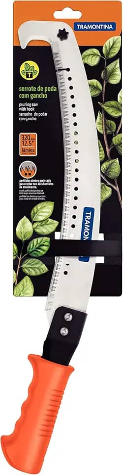 Tramontina Serrote de Poda com Gancho 12,5'/ 320 mm em Aço com Empunhadura Emborrachada