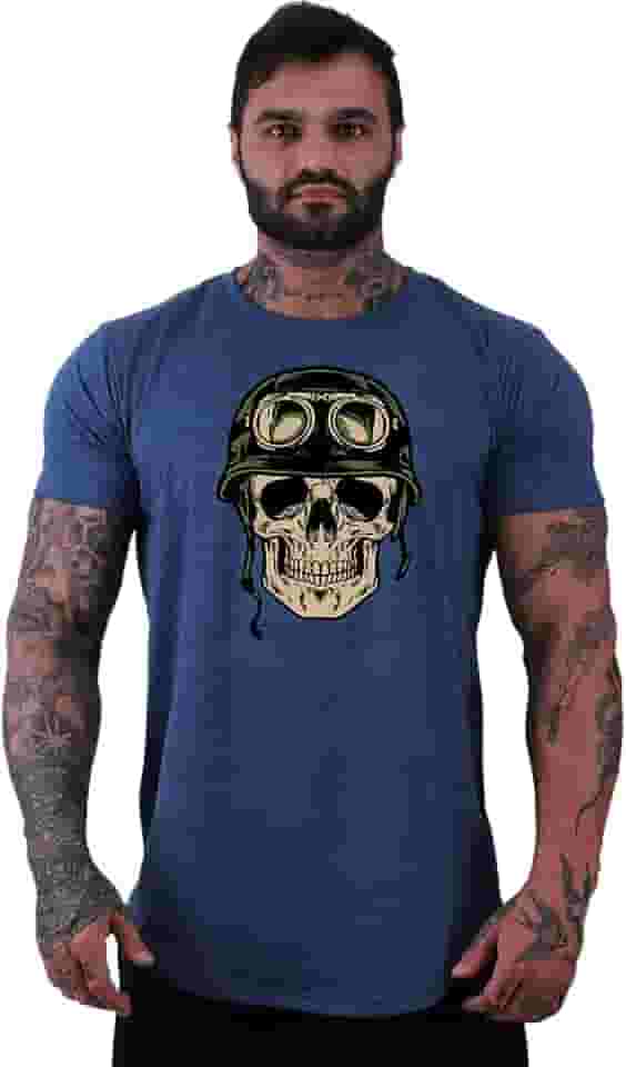 Camiseta Masculina LongLine MXD Conceito Slim Cores e Estampas Casuais