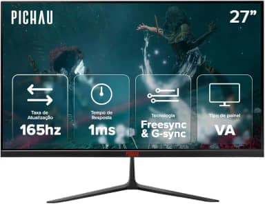 Monitor Gamer Pichau Athen V3 Ultra | 27 Pol | VA | QHD | 1ms | 165Hz | FreeSync | HDMI/DP | PG-ATH27V3U-BL02