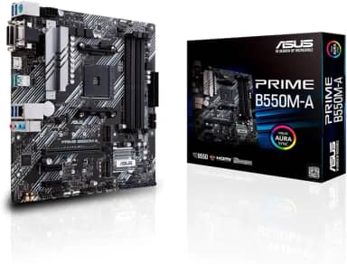 Placa Mãe Asus PRIME B550M-A (AM4/DDR4/VGA/DVI-D/HDMI/M.2/USB3.2)