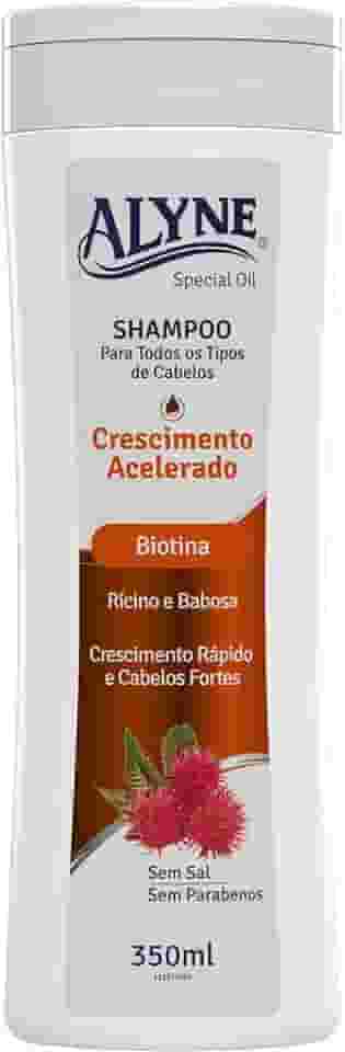 Alyne, Shampoo para cabelos, Crescimento Acelerado, 350 ml, Laranja