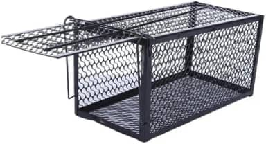Ratoeira Armadilha Pega Rato Gaiola Grande Com Mola Roedores Captura Eficiente Para Controle De Pragas Em Ambientes Internos E Externos Com Design Seguro E Reutilizável Para Pequenos Roedores