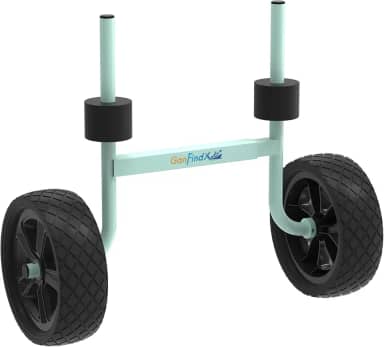 GanFindX Carrinho de caiaque resistente | Carrinho de caiaque multiestilo para caiaques, canoas e SUP | Rodas duráveis para facilitar o transporte