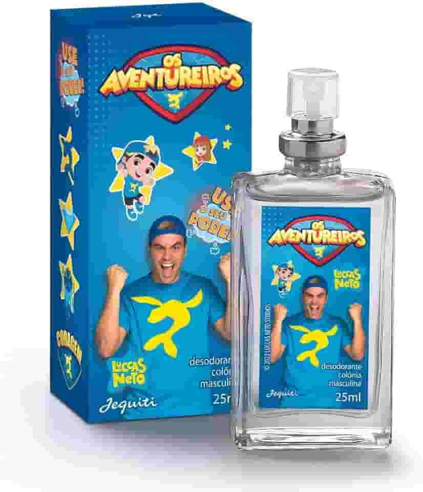 Os Aventureiros Luccas Neto Desodorante Colônia Masculina Jequiti, 25 ml 25 ml