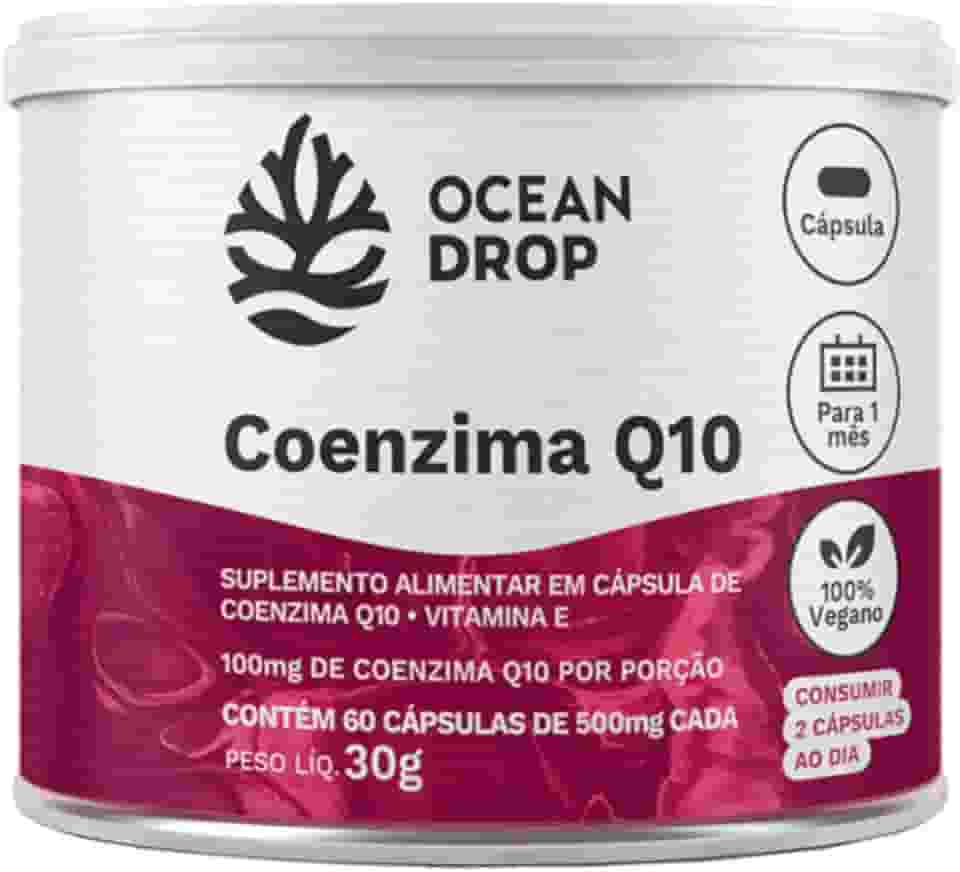 Coenzima Q10 + Vitamina E (60 cápsulas 700mg) - Ocean Drop