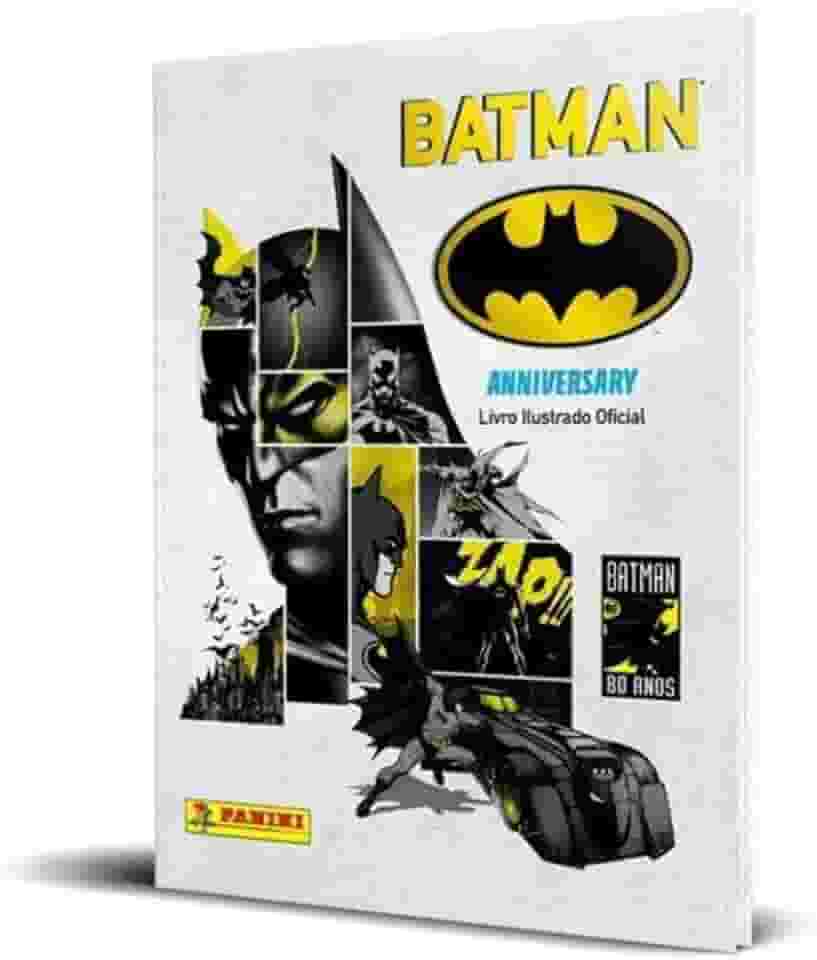 Álbum de figurinhas Batman 80 anos Anniversary - capa dura