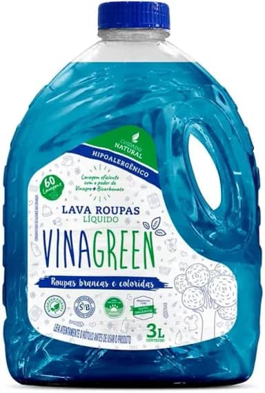 Vinagreen Lava Roupas Liquido 3L Tradicional