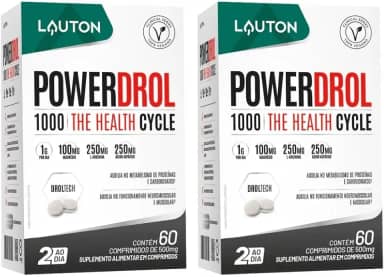 KIT 2X PowerDrol (Pré Hormonal) 60 cápsulas - Lauton