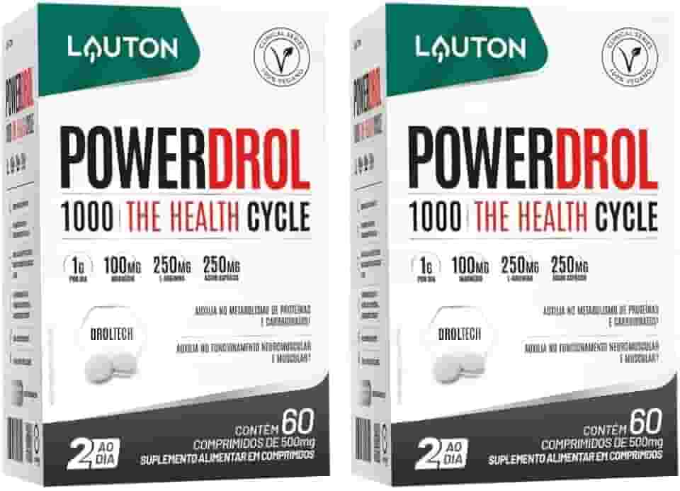 KIT 2X PowerDrol (Pré Hormonal) 60 cápsulas - Lauton