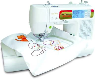 Sun Special Máquina de Bordar Doméstica Ss-1300 Bivolt Prata