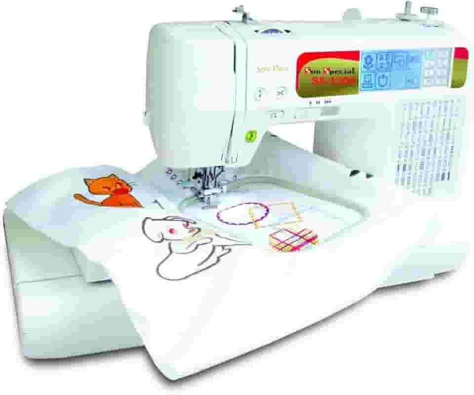 Sun Special Máquina de Bordar Doméstica Ss-1300 Bivolt Prata