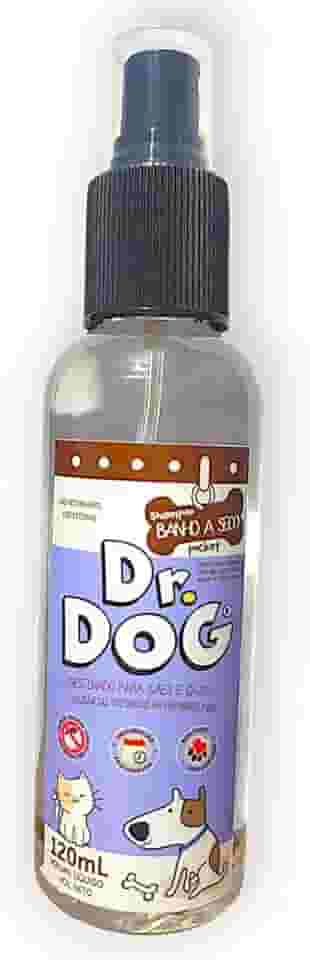 Banho Seco Gatos Cachorro Pocket Limpa Patinhas Pet de Bolso 120ml, prático, fácil de usar, higieniza deixa os pêlos sedosos e cheirosos, shampoo seco pet filhotes a partir de 2 meses