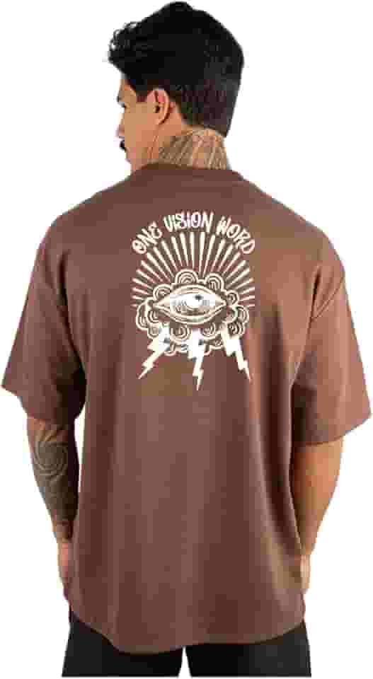 Camiseta Oversized Masculina Streetwear Trace Black Vision 100% Algodão Premium 30.1 Penteado