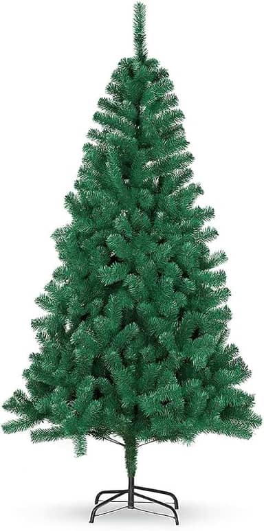 Árvore de Natal Super 1,80m Pinheiro Luxo 850 Galhos, Cheia, Realista e com Base de Ferro Reforçada Decoração Natalina