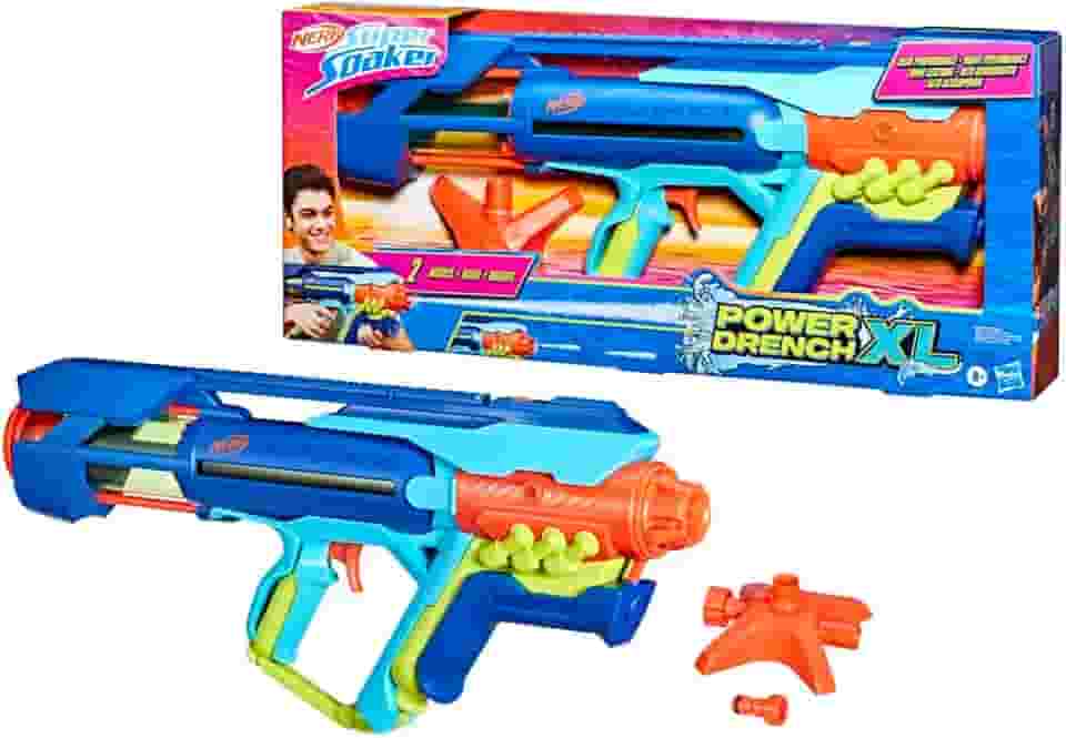 Lançador de Água Nerf Super Soaker Power Drench XL