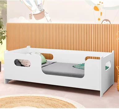 Conjunto Cama Solteiro Master Com Colchão Mdf - Branca